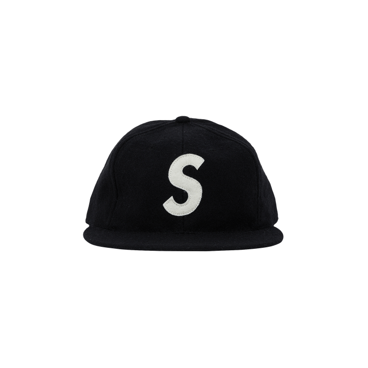 Supreme Ebbets S Logo Fitted 6-Panel 'Black'