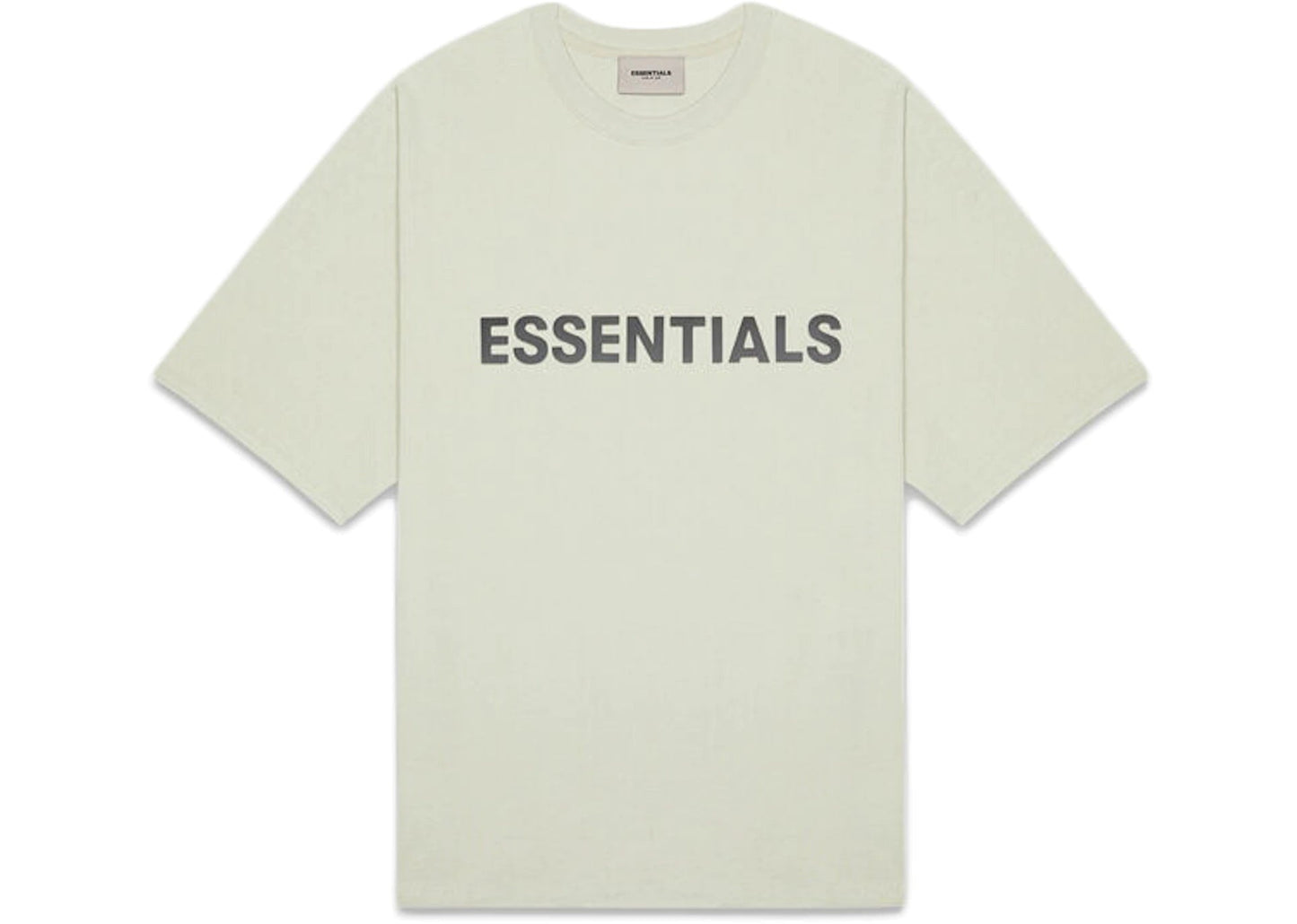Fear of God Essentials Boxy T-Shirt Applique Logo Alfalfa Sage