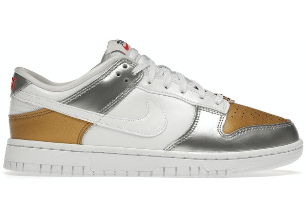 Wmns Dunk Low SE 'Silver Gold Metallic'