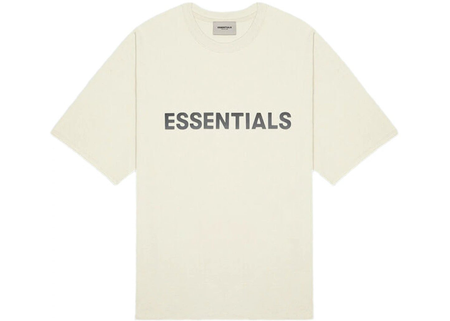 Fear of God Essentials Boxy T-Shirt Applique Logo Buttercream
