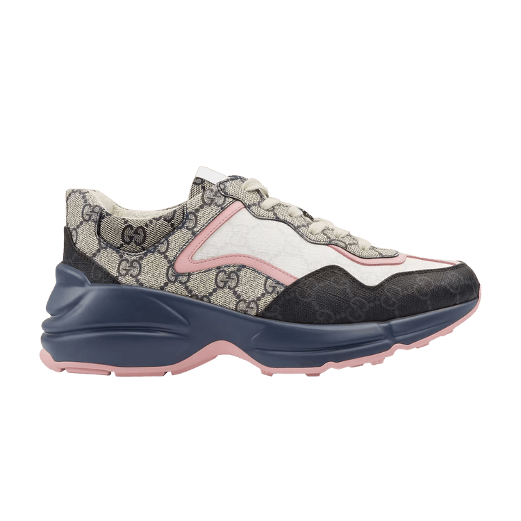 Gucci Wmns Rhyton Sneaker 'Beige Blue Monogram'