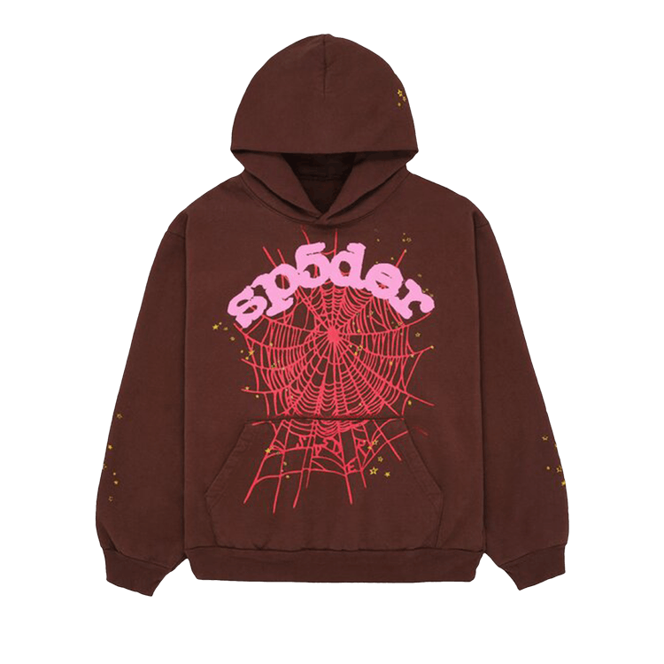 Sp5der Web Hoodie 'Brown'