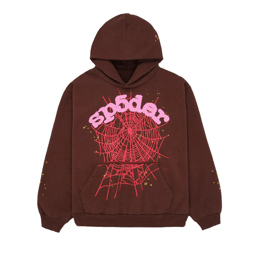 Sp5der Web Hoodie 'Brown'