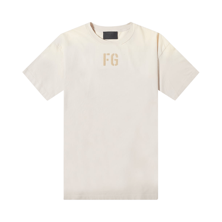 Fear of God FG T-Shirt Ss21 'Vintage Concrete White'