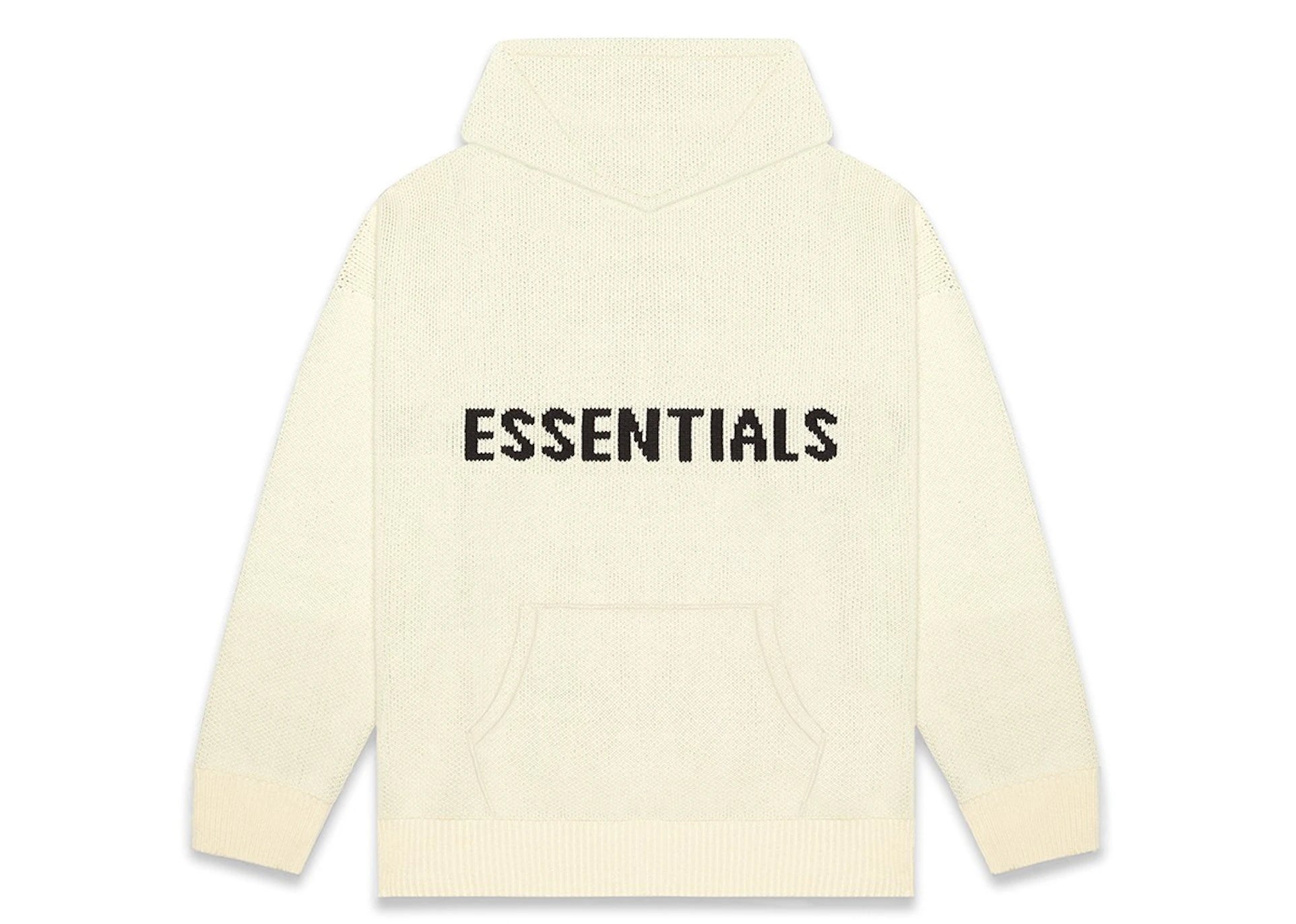 Fear of God Essentials Knit Hoodie (FW20) Cream