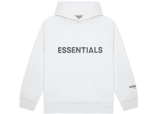 Fear of God Essentials Pullover Hoodie Applique Logo White