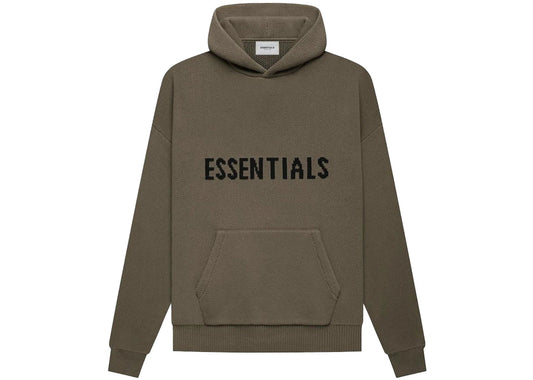 Fear of God Essentials Knit Pullover Hoodie Harvest