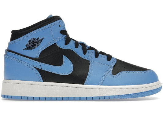 Air Jordan 1 Mid GS 'University Blue Black'