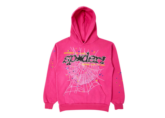 Sp5der P*nk V2 Hoodie 'Pink'