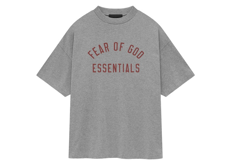 Fear of God Essentials Jersey Crewneck Tee Dark Heather