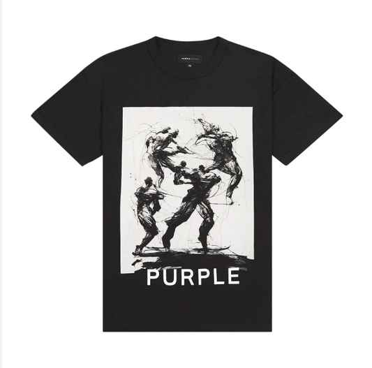 PURPLE BRAND Textured Inside Out Tee #1