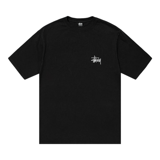 Stussy Basic Pigment Dyed Tee 'Black'