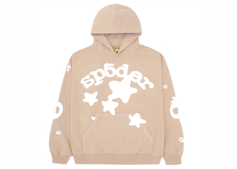 Sp5der Beluga Hoodie Sand