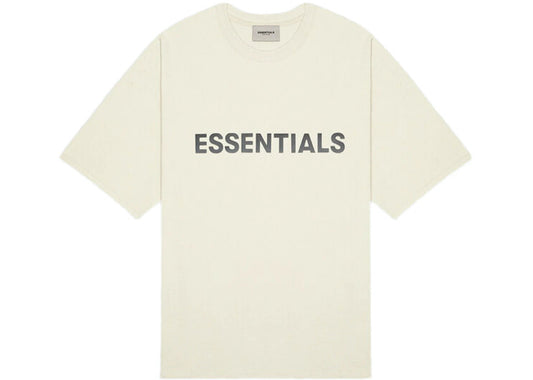 Fear of God Essentials Boxy T-Shirt Applique Logo Buttercream