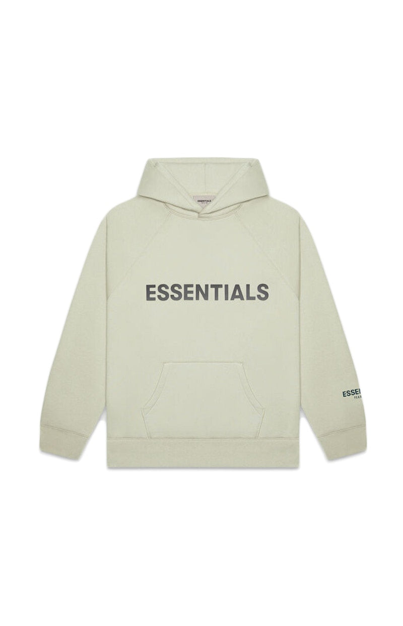 Fear of God Essentials 3D Silicon Applique Pullover Hoodie Alfalfa Sage