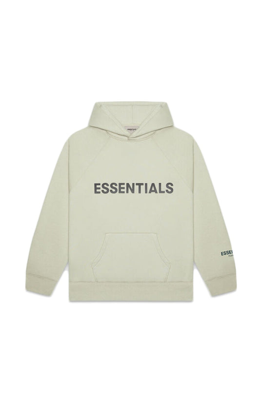 Fear of God Essentials 3D Silicon Applique Pullover Hoodie Alfalfa Sage