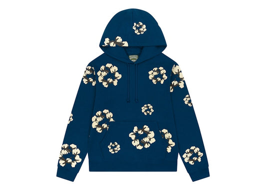 Denim Tears x CPFM Cactus Tears Wreath Hoodie Navy