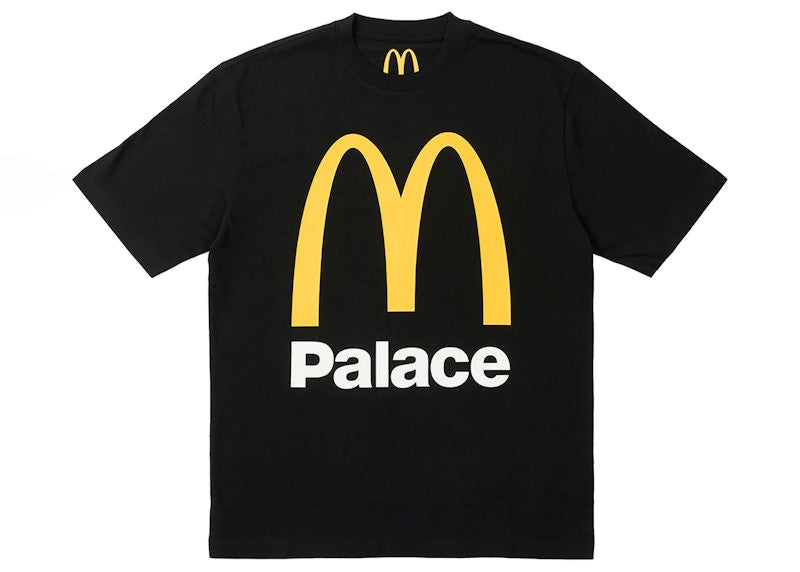 Palace x McDonald's Logo T-shirt Black