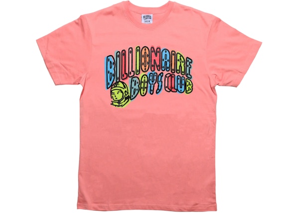 Billionaire Boys Club Off Registration Tee Pink/Strawberry Ice