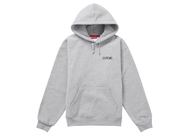 Supreme Anarchy Hooded Sweatshirt Heather Grey