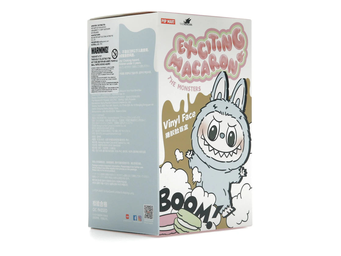 Pop Mart Labubu The Monsters Exciting Macaron Vinyl Plush Pendant Single Blind Box