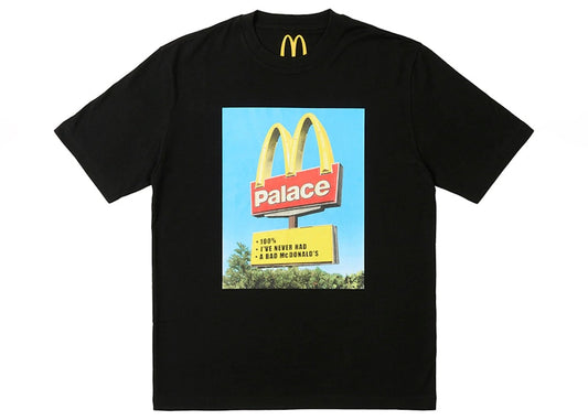 Palace x McDonald's Sign T-shirt Black