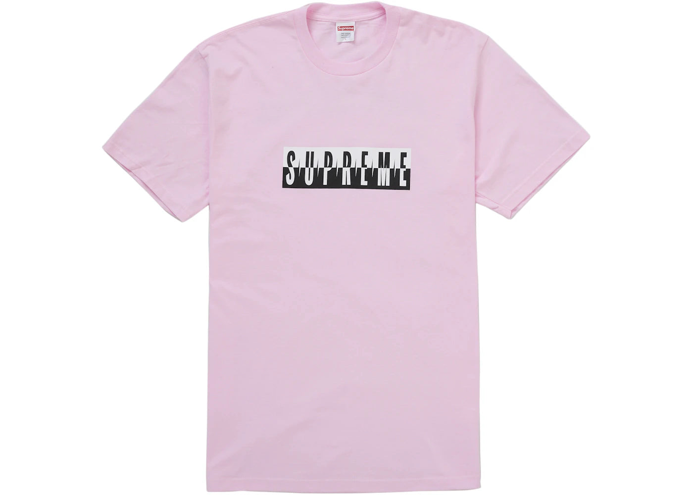 Supreme Split Tee (FW25) Light Pink