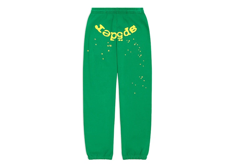 Sp5der Star OG Web V2 Sweatpant Slime Green