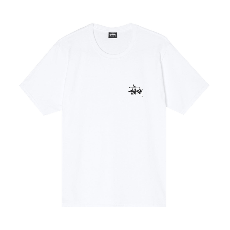 Stussy Basic Logo Tee 'White'