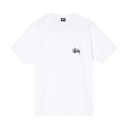 Stussy Basic Logo Tee 'White'