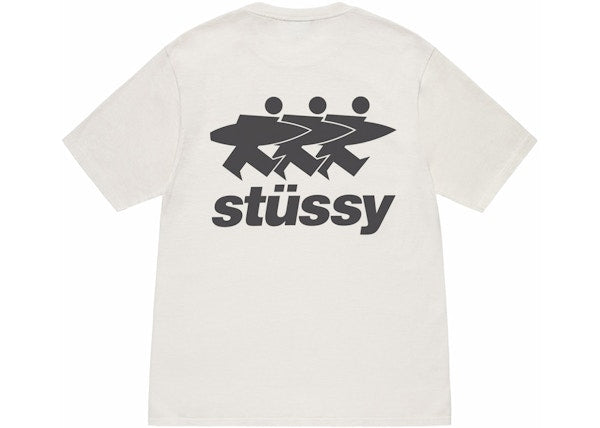 Stussy Surfwalk Pigment Dyed Tee Natural