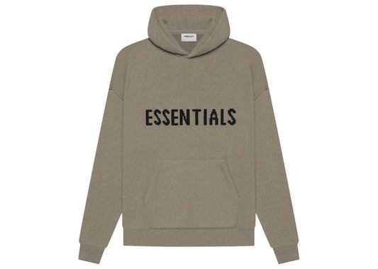 Fear of God Essentials Knit Pullover Hoodie (SS21) Taupe