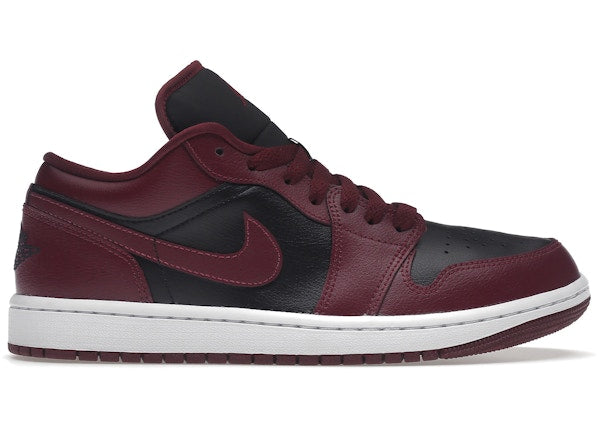 Jordan 1 Low Black Dark Beetroot (Women's)