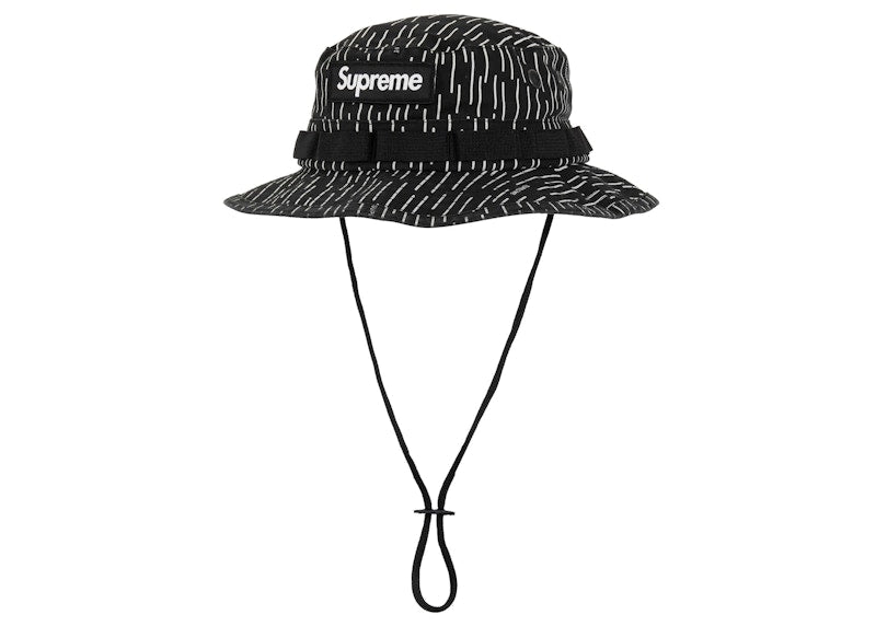 Supreme Military Boonie (FW24) Black Raindrop