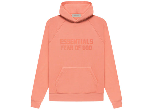 Fear of God Essentials Hoodie Fw22 'Coral'